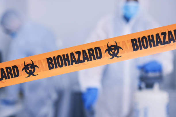 Professional Biohazard technician working in Royal, NE